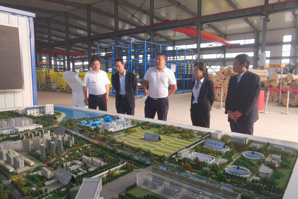 陜西航天建設集團有限公司總經理、黨委副書記謝明娟率隊赴遼寧一諾環保產業集團開展考察調研工作